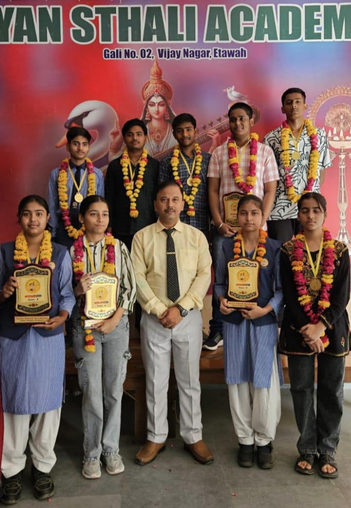 Principal with students — support and mentoring